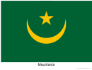 Mauritania Flag Template