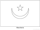 Mauritania Flag Template