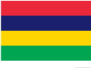 Mauritius Flag Template