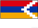Nagorno Karabakh Flag Template