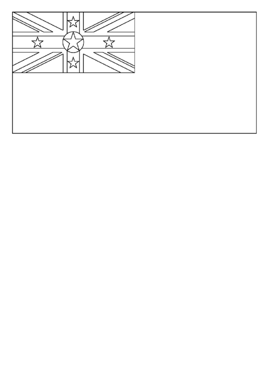 Niue Flag Template Printable pdf