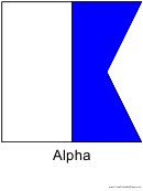 Ics Alpha Flag Template
