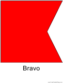 Ics Bravo Flag Template