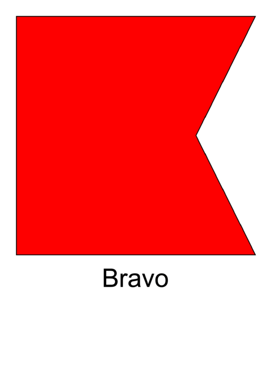 Ics Bravo Flag Template Printable pdf