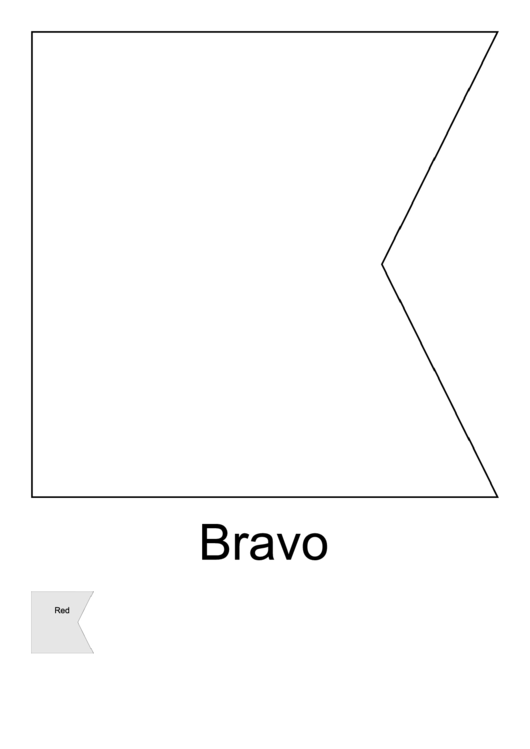 Ics Bravo Flag Template Printable pdf