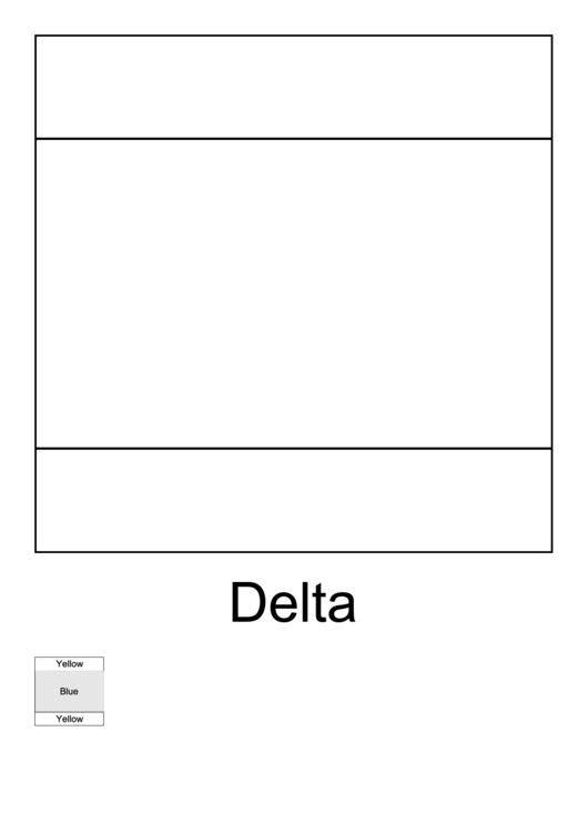 Ics Delta Flag Template Printable pdf