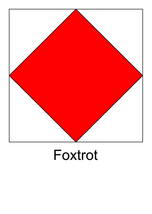 Ics Foxtrot Flag Template Printable pdf