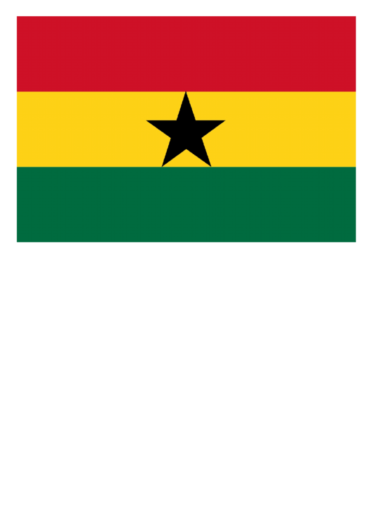 Ghana Flag Template