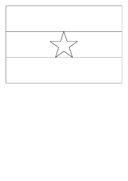 Ghana Flag Template