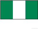Nigeria Flag Template