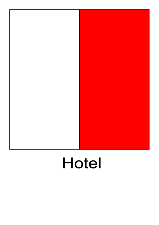 Ics Hotel Flag Template Printable pdf