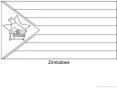Zimbabwe Flag Template