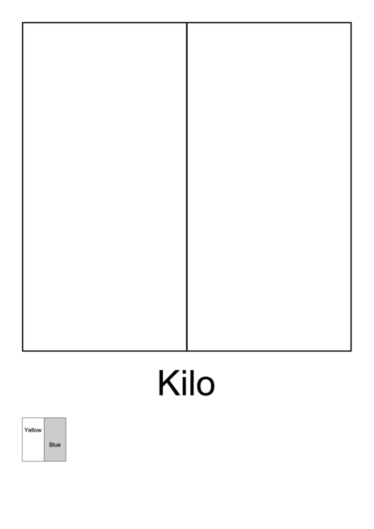 Ics Kilo Flag Template