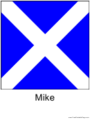 Ics Mike Flag Template
