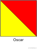 Ics Oscar Flag Template