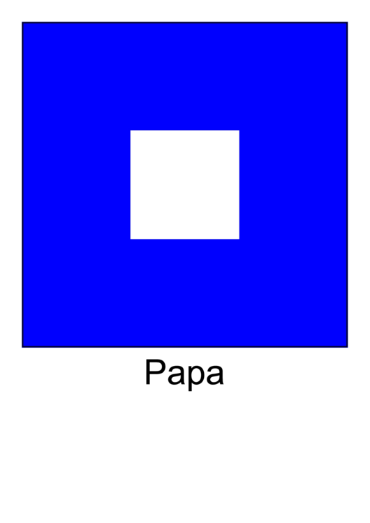 Ics Papa Flag Template Printable pdf