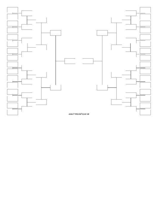 Tournament Brackets-32 Team Printable pdf