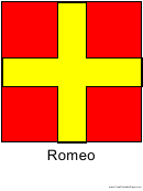Ics Romeo Flag Template
