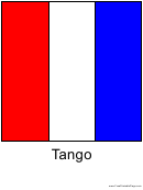 Ics Tango Flag Template