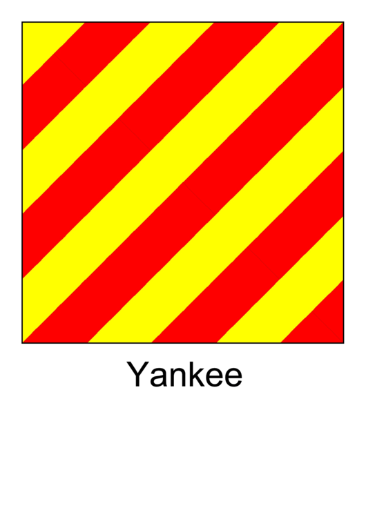 Ics Yankee Flag Template Printable pdf