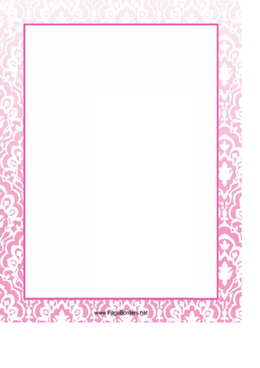 Lilac Ornaments Page Border Templates Printable pdf