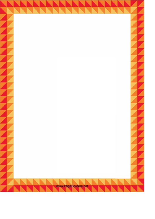 Triangles Page Border Templates Printable pdf