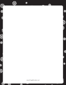 Black And White Page Border Templates