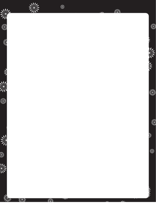 Black And White Page Border Templates printable pdf download