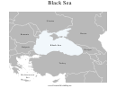 Black Sea Map Template