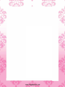 Pale Flowers Page Border Templates