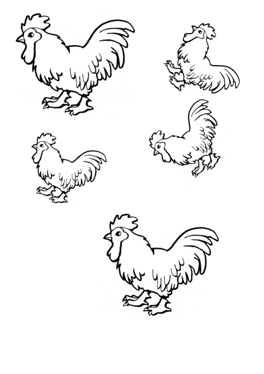 Fillable Small Chicken Templates Printable pdf