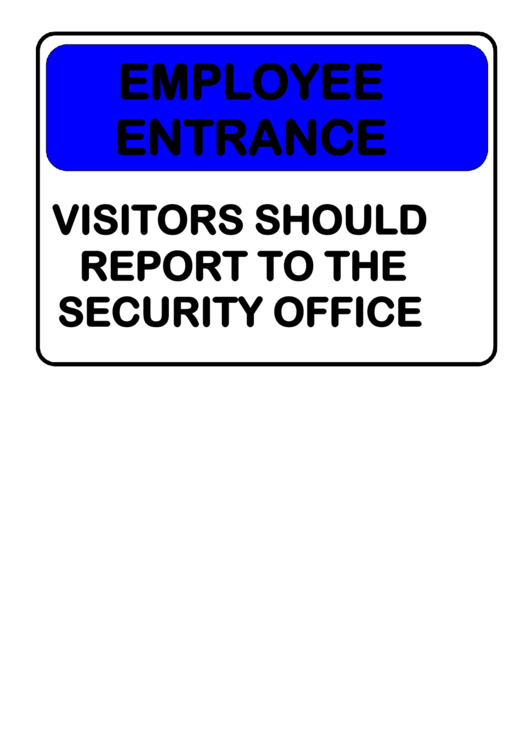 Restricted Employees Entrance Only Sign Printable pdf