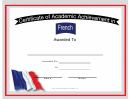 France French Language Certificate