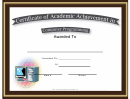 Computer Programming Academic Certificate