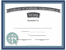 Web Design Academic Certificate