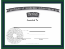 Theology Academic Certificate