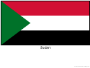 Sudan Flag Template
