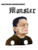 Halloween Finger Puppet Monster