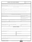 Dd Form 2761 - Personal Check Cashing Agreement