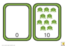 Number Bonds To 10 Frog Match Template