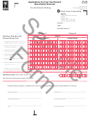 Form Dr-190 Draft - Application For Fuel Tax Refund Non-public Schools