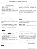 Instructions For Form 530i - Alaska Motor Fuel Tax Instructions
