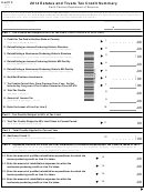 Form D-407tc - Estates And Trusts Tax Credit Summary - 2014
