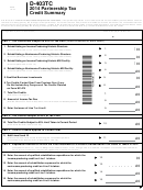 Form D-403tc - Partnership Tax Credit Summary - 2014
