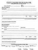 State Of Texas New Hire Reporting Form
