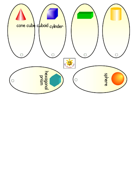 3d Shapes Classroom Poster Template Printable pdf