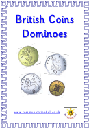 British Coins Dominoes Template