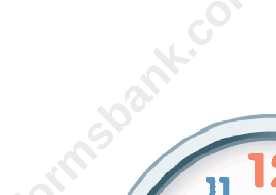Large Format Clock In White And Grey Poster Template
