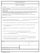 Dd Form 2623 - Animal Home Quarantine