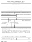 Dd Form 2621 - Veterinary Vaccination And Trilingual Health Certificate